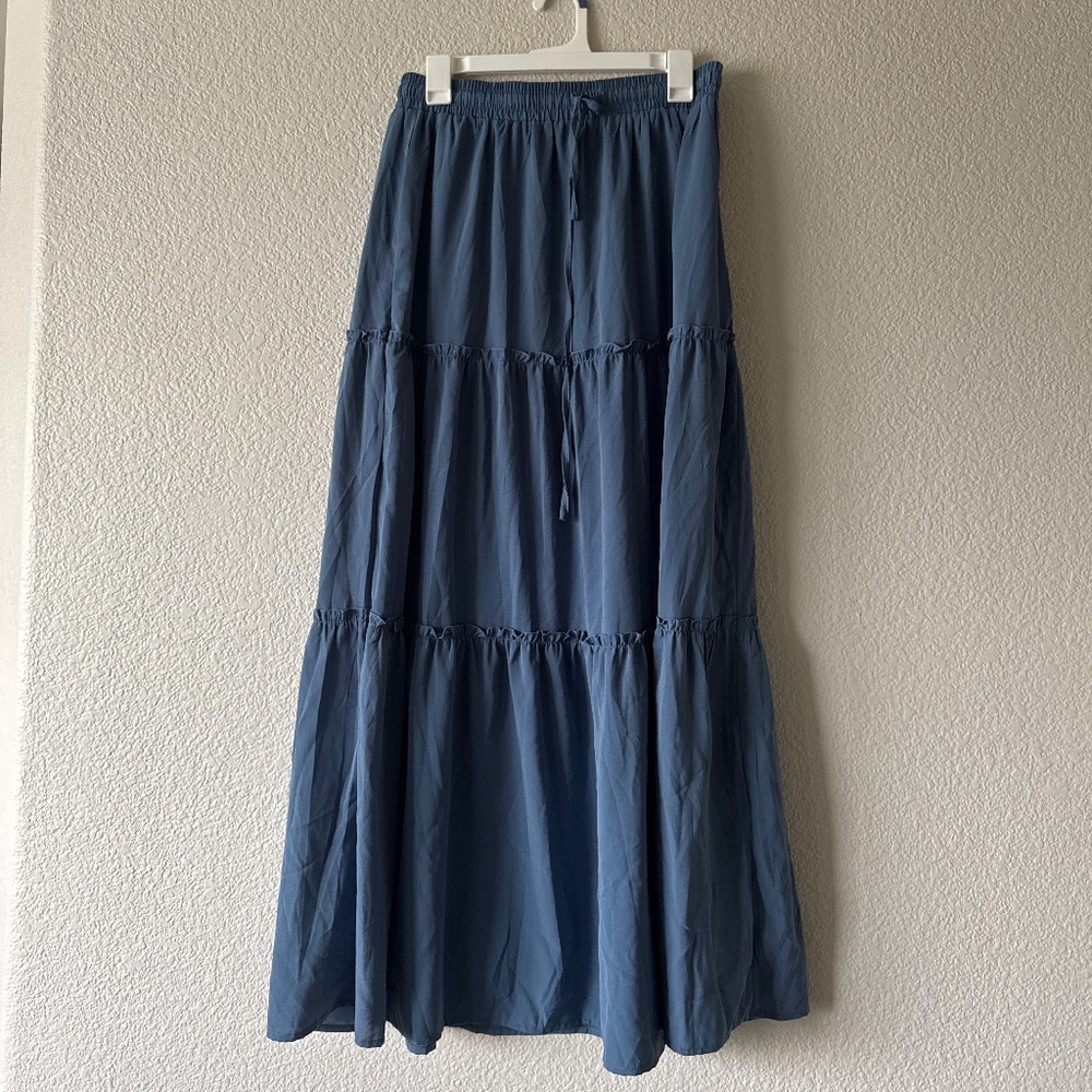 Women’s Full Length Blue Skirt